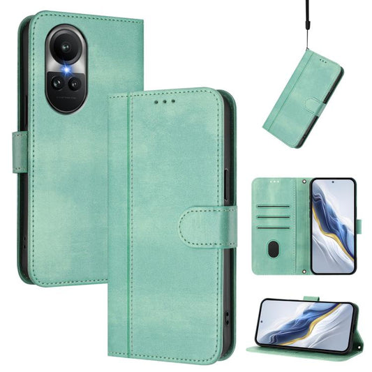 Line Splicing Buckle Retro Leather Phone Case, For OPPO Reno10 5G / Reno10 Pro Global, For OPPO A78 4G Global, For OPPO A98 5G / F23 5G India, For OPPO Find X8 Pro 5G, For OPPO A78 5G Global / A1x 5G, For OPPO Reno8 T 4G Global