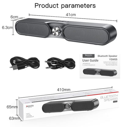 Yesido YSW05 Dual Speaker Stereo Bass Wireless Bluetooth 5.0 Speaker, YSW05