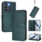 Line Splicing Buckle Retro Leather Phone Case, For vivo V27 5G / V27 Pro 5G Global, For vivo V27e 4G / T2 4G Global, For vivo Y72 5G / Y52 5G / iQOO Z3, For vivo Y35 4G / Y22s 4G / Y22 4G Global, For vivo Y55s 5G 2023 / Y30 5G��������������������������...