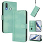 Line Splicing Buckle Retro Leather Phone Case, For vivo Y19 / U3 / Y5s / Z5i / U20, For vivo Y27 4G 2023 Global