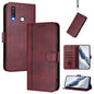 Line Splicing Buckle Retro Leather Phone Case, For vivo Y19 / U3 / Y5s / Z5i / U20, For vivo Y27 4G 2023 Global