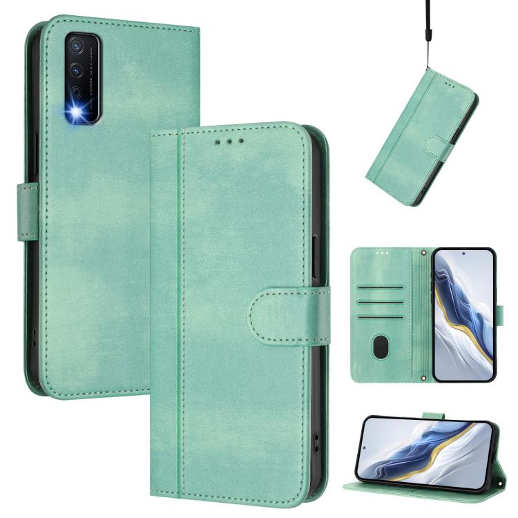 Line Splicing Buckle Retro Leather Phone Case, For vivo iQOO Z9x, For vivo Y20 / Y20i / Y20s / Y11s / Y12s, For vivo iQOO Z9 5G / iQOO Z9 Turbo 5G, For vivo V30 5G / V30 Pro 5G Global, For vivo V29e 5G / V30 Lite 5G Global������������������������������...