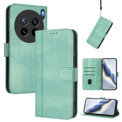 Line Splicing Buckle Retro Leather Phone Case, For vivo S30 Pro mini, For vivo S30, For vivo X200s 5G, For vivo Y39 5G Global, For vivo V50 Lite 5G Global / V40 Lite 4G, For vivo Y04 4G Global / Y29s 5G