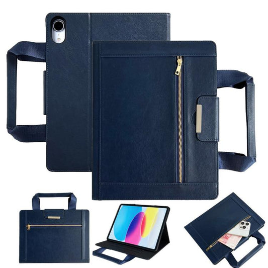 Zipper Handle Retro Smart Leather Tablet Case, For iPad 2025 / 2022, For iPad Air 11 2025 / 2024, For iPad Air 13 2025 / 2024 / Pro 12.9, For iPad mini 2024 / 6, For iPad Pro 13 2024, For iPad Pro 11 2024, For iPad 10.2 2021 / 2020 / 2019