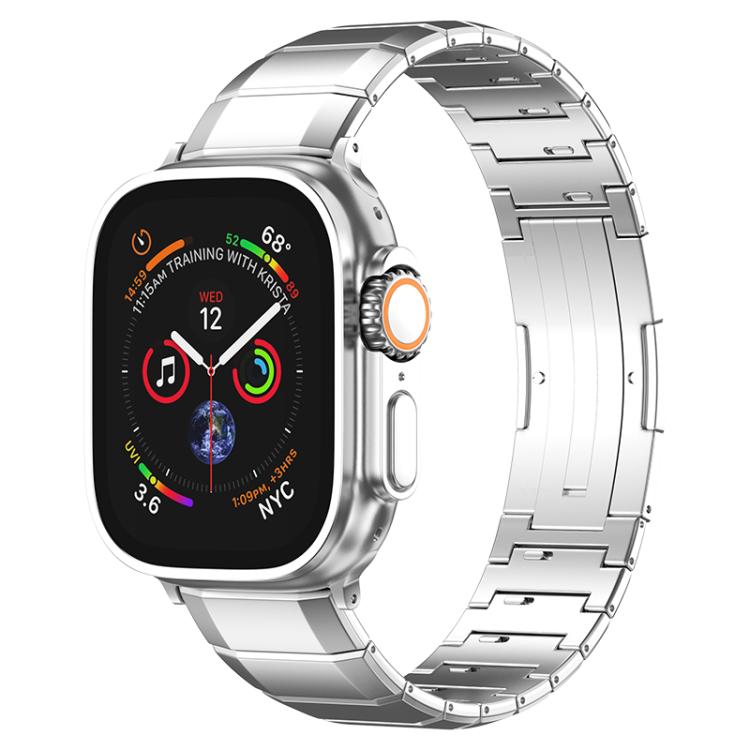 One-Bead Pure Titanium Buckle Watch Band, For Apple Watch 46mm / 49mm / 45mm / 44mm, For Apple Watch 42mm / 41mm / 40mm / 38mm
