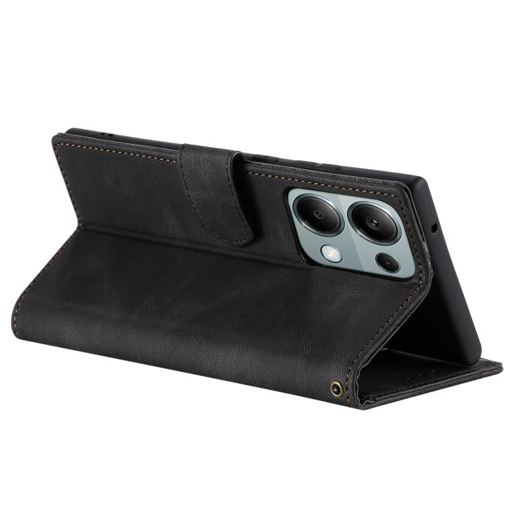 Nail Skin Feel Stitching Calf Texture Leather Phone Case, For OPPO Reno13 Pro