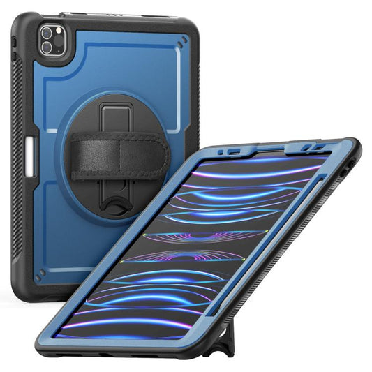 Honeycomb Hand Grip Turntable Stand Tablet Case, For iPad Air 2022 10.9 / Pro 11 2022, For iPad 10.2 2021 / 2020 / 10.5 2019