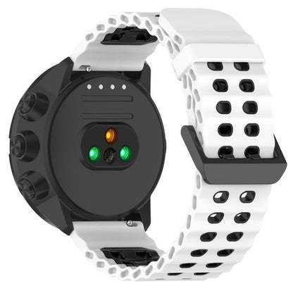 Ocean Dual Pin Buckle Silicone Watch Band, 24mm, 22mm