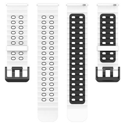 Ocean Dual Pin Buckle Silicone Watch Band, 24mm, 22mm
