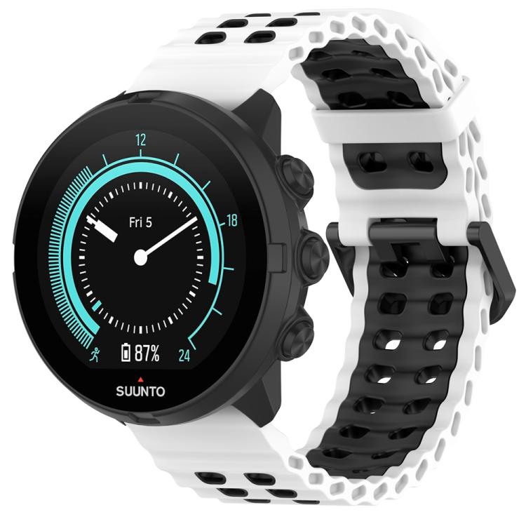 Ocean Dual Pin Buckle Silicone Watch Band, 24mm, 22mm