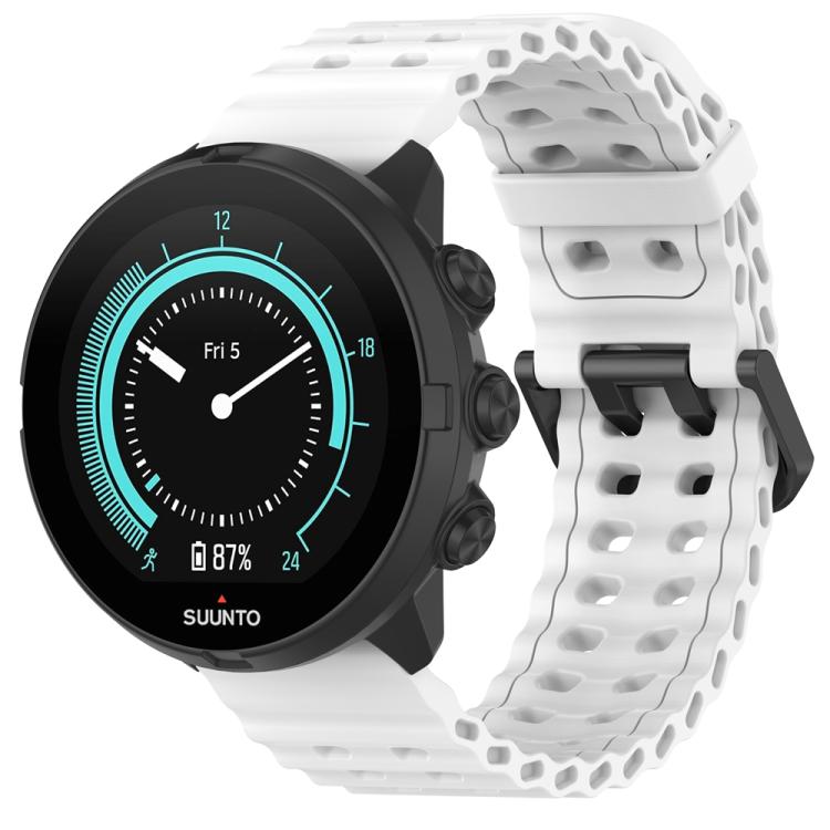 Ocean Dual Pin Buckle Silicone Watch Band, 24mm, 22mm