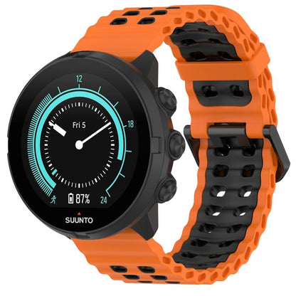 Ocean Dual Pin Buckle Silicone Watch Band, 24mm, 22mm