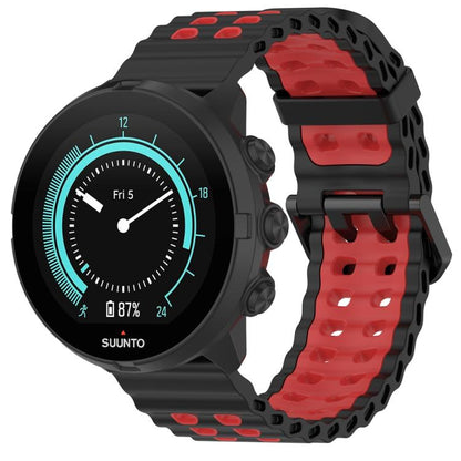 Ocean Dual Pin Buckle Silicone Watch Band, 24mm, 22mm