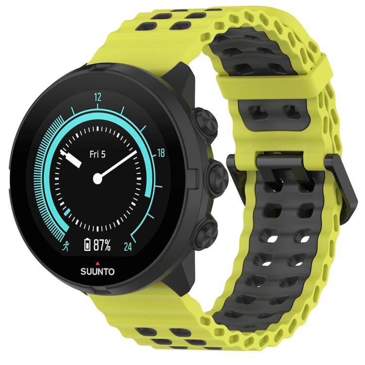Ocean Dual Pin Buckle Silicone Watch Band, 24mm, 22mm