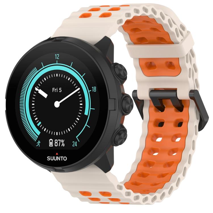 Ocean Dual Pin Buckle Silicone Watch Band, 24mm, 22mm
