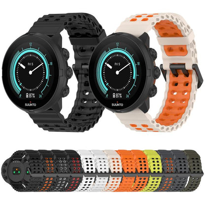 Ocean Dual Pin Buckle Silicone Watch Band, 24mm, 22mm