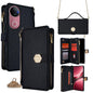 Crossbody Handle Cross Texture Leather Phone Case, For vivo X200s 5G, For vivo V50 5G