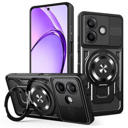 Armor Rotating Holder MagSafe Phone Case, For OPPO A5 Pro, For OPPO Reno13 5G, For OPPO Reno13 F 5G