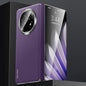 SULADA Frameless Top Layer Cowhide Leather Hybrid PC Phone Case, For OPPO Find N5