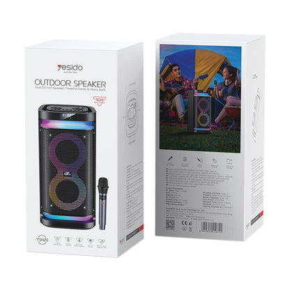 Yesido YSW29 Outdoor Ambient Light Digital Bluetooth Speaker with Microphone, YSW29