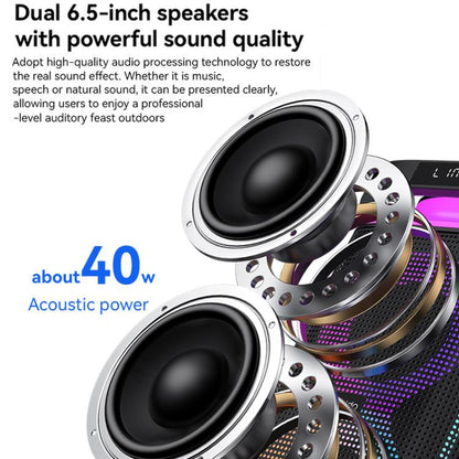 Yesido YSW29 Outdoor Ambient Light Digital Bluetooth Speaker with Microphone, YSW29