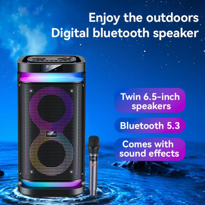 Yesido YSW29 Outdoor Ambient Light Digital Bluetooth Speaker with Microphone, YSW29