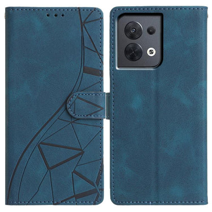 Triangles Embossed Leather Phone Case, For OPPO Reno8 Lite 5G / Reno7 Z, For OPPO A57 / A77 5G, For OPPO Reno8 Pro 5G Global, For OPPO Reno8 5G Global, For OPPO Find X5 Pro, For OPPO Find X5, For OPPO Find X5 Lite, For OPPO A96 / A76 / A36