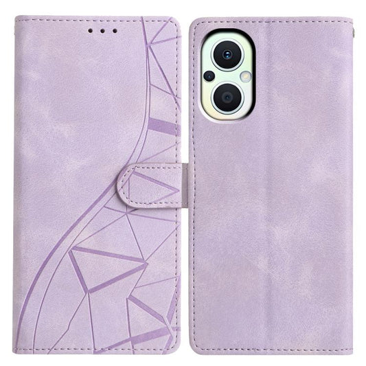 Triangles Embossed Leather Phone Case, For OPPO Reno8 Lite 5G / Reno7 Z, For OPPO A57 / A77 5G, For OPPO Reno8 Pro 5G Global, For OPPO Reno8 5G Global, For OPPO Find X5 Pro, For OPPO Find X5, For OPPO Find X5 Lite, For OPPO A96 / A76 / A36