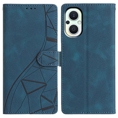 Triangles Embossed Leather Phone Case, For OPPO Reno8 Lite 5G / Reno7 Z, For OPPO A57 / A77 5G, For OPPO Reno8 Pro 5G Global, For OPPO Reno8 5G Global, For OPPO Find X5 Pro, For OPPO Find X5, For OPPO Find X5 Lite, For OPPO A96 / A76 / A36