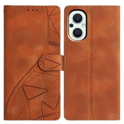 Triangles Embossed Leather Phone Case, For OPPO Reno8 Lite 5G / Reno7 Z, For OPPO A57 / A77 5G, For OPPO Reno8 Pro 5G Global, For OPPO Reno8 5G Global, For OPPO Find X5 Pro, For OPPO Find X5, For OPPO Find X5 Lite, For OPPO A96 / A76 / A36