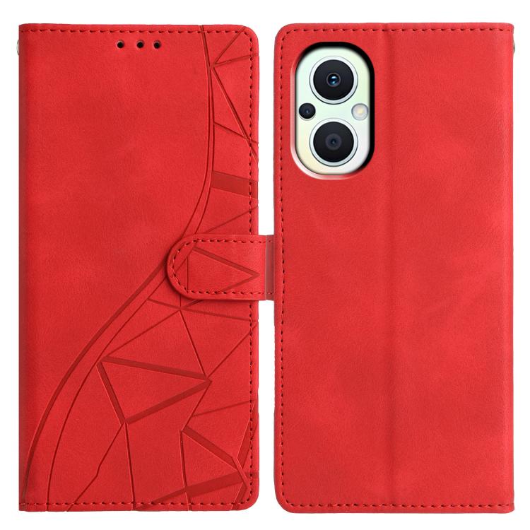 Triangles Embossed Leather Phone Case, For OPPO Reno8 Lite 5G / Reno7 Z, For OPPO A57 / A77 5G, For OPPO Reno8 Pro 5G Global, For OPPO Reno8 5G Global, For OPPO Find X5 Pro, For OPPO Find X5, For OPPO Find X5 Lite, For OPPO A96 / A76 / A36