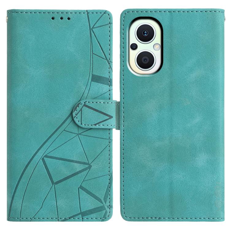 Triangles Embossed Leather Phone Case, For OPPO Reno8 Lite 5G / Reno7 Z, For OPPO A57 / A77 5G, For OPPO Reno8 Pro 5G Global, For OPPO Reno8 5G Global, For OPPO Find X5 Pro, For OPPO Find X5, For OPPO Find X5 Lite, For OPPO A96 / A76 / A36