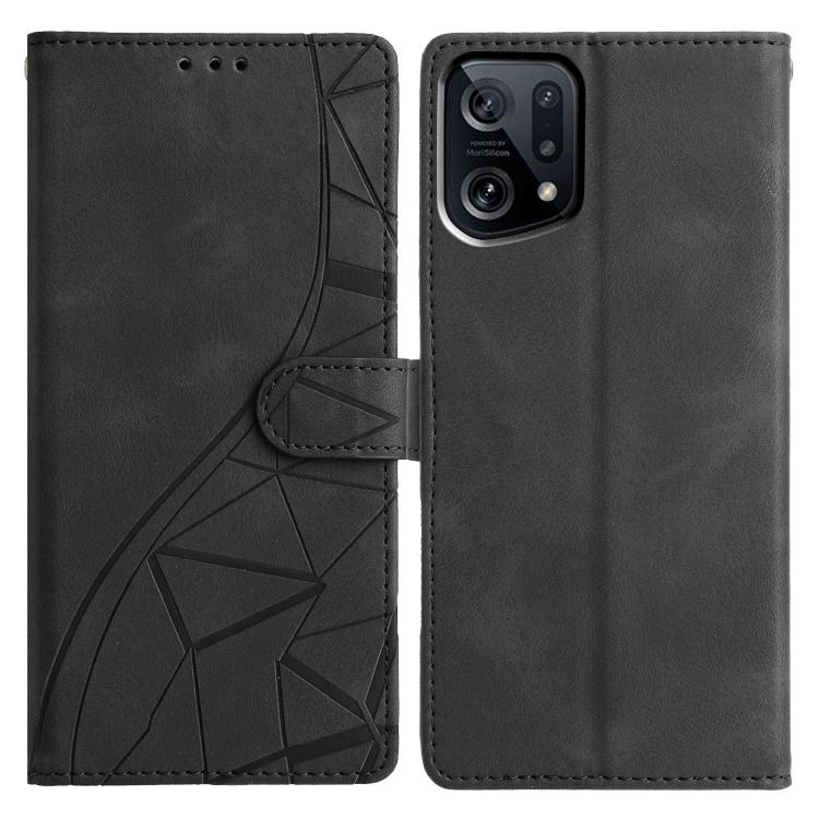 Triangles Embossed Leather Phone Case, For OPPO Reno8 Lite 5G / Reno7 Z, For OPPO A57 / A77 5G, For OPPO Reno8 Pro 5G Global, For OPPO Reno8 5G Global, For OPPO Find X5 Pro, For OPPO Find X5, For OPPO Find X5 Lite, For OPPO A96 / A76 / A36
