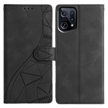 Triangles Embossed Leather Phone Case, For OPPO Reno8 Lite 5G / Reno7 Z, For OPPO A57 / A77 5G, For OPPO Reno8 Pro 5G Global, For OPPO Reno8 5G Global, For OPPO Find X5 Pro, For OPPO Find X5, For OPPO Find X5 Lite, For OPPO A96 / A76 / A36