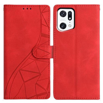 Triangles Embossed Leather Phone Case, For OPPO Reno8 Lite 5G / Reno7 Z, For OPPO A57 / A77 5G, For OPPO Reno8 Pro 5G Global, For OPPO Reno8 5G Global, For OPPO Find X5 Pro, For OPPO Find X5, For OPPO Find X5 Lite, For OPPO A96 / A76 / A36