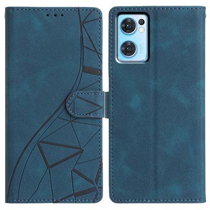 Triangles Embossed Leather Phone Case, For OPPO Reno8 Lite 5G / Reno7 Z, For OPPO A57 / A77 5G, For OPPO Reno8 Pro 5G Global, For OPPO Reno8 5G Global, For OPPO Find X5 Pro, For OPPO Find X5, For OPPO Find X5 Lite, For OPPO A96 / A76 / A36