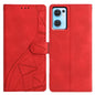 Triangles Embossed Leather Phone Case, For OPPO Reno8 Lite 5G / Reno7 Z, For OPPO A57 / A77 5G, For OPPO Reno8 Pro 5G Global, For OPPO Reno8 5G Global, For OPPO Find X5 Pro, For OPPO Find X5, For OPPO Find X5 Lite, For OPPO A96 / A76 / A36