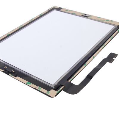 (Controller Button + Home Key Button PCB Membrane Flex Cable + Touch Panel Installation Adhesive)  Touch Panel for New iPad (iPad 3), For New iPad + Adhesive, For New iPad+Adhesive