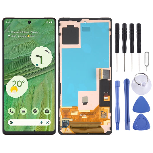 AMOLED LCD Screen For Google Pixel 7 GVU6C GQML3 Digitizer Full Assembly with Frame, For Google Pixel 7(AMOLED)