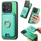 Retro Cross Leather Ring Vertical Insert Card Bag MagSafe Phone Case, For Redmi Note 13 Pro+ 5G, For Redmi K60 Ultra, For Xiaomi 13T Pro 5G, For Xiaomi 13T 5G, For Redmi Note 13 Pro 4G / Poco M6 Pro 4G, For Redmi K70E / Poco X6 Pro 5G
