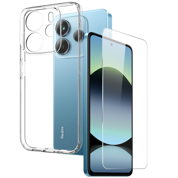 NORTHJO 2 in 1 TPU Phone Case Screen Protector Tempered Glass Film, For Xiaomi Redmi A5 4G 171.7mm, For Xiaomi Redmi Note 14S 4G, For Xiaomi Redmi Note 14 4G 164.84mm, For Xiaomi Redmi Note 14 Pro 4G, For Xiaomi Redmi Note 14 4G 163.25mm���������������...