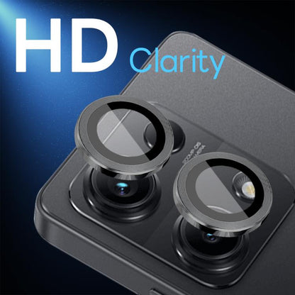 NORTHJO Camera Lens Protector CD Metal Ring Tempered Glass Film, For Xiaomi Redmi Note 14S 4G, For Xiaomi Redmi Note 14 Pro 4G, For Xiaomi Redmi Note 14 4G 163.25mm, For Xiaomi Redmi Note 14 5G, For Xiaomi Redmi Note 14 Pro 5G