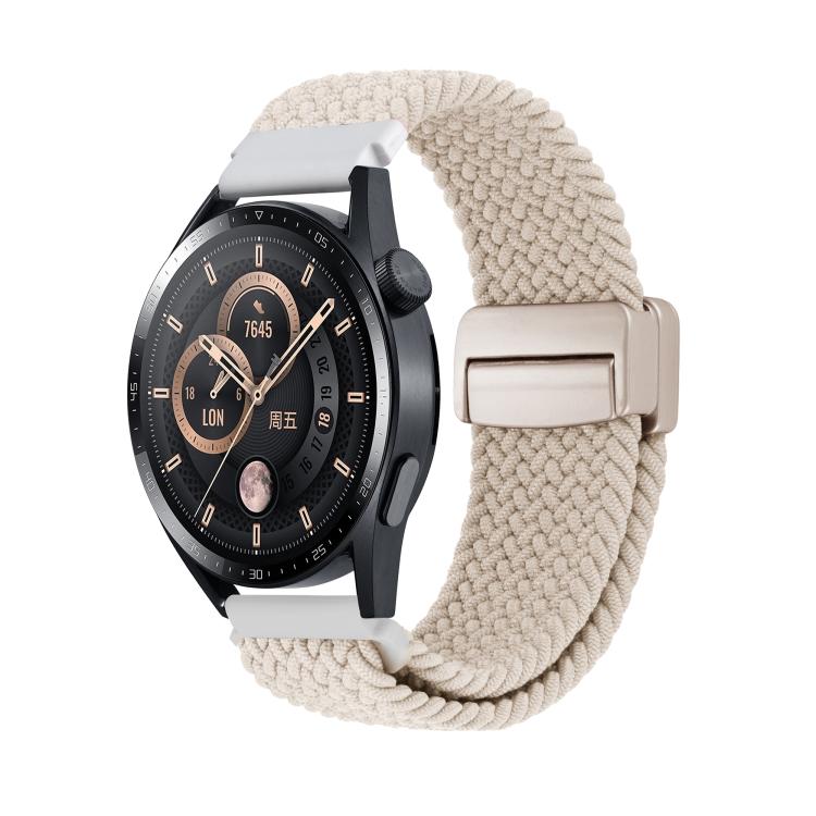 Magnetic Buckle Nylon Braided Watch Band, 20mm, 22mm