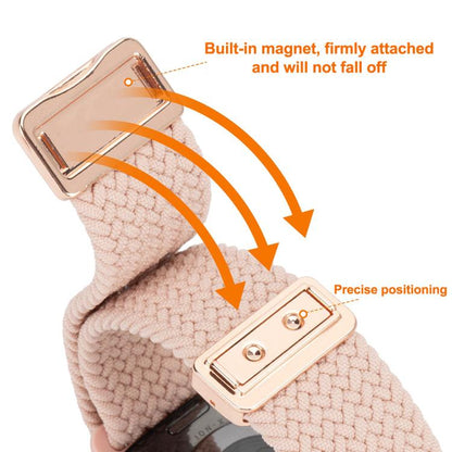 Magnetic Buckle Nylon Braided Watch Band, 20mm, 22mm