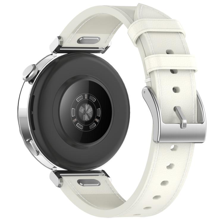 Press Button Leather Watch Band, 18mm