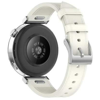 Press Button Leather Watch Band, 18mm