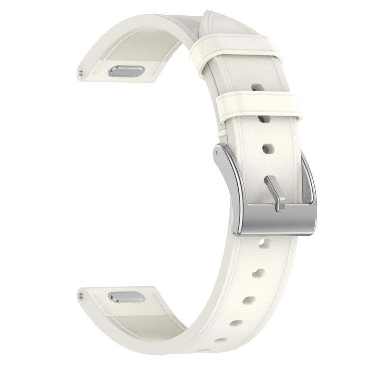 Press Button Leather Watch Band, 18mm