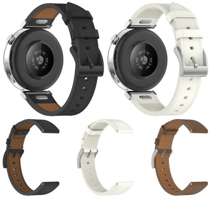 Press Button Leather Watch Band, 18mm