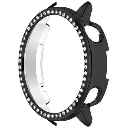 Single Row Diamond Half Coverage Hollow PC Watch Protective Case, For OPPO Watch X2 Mini