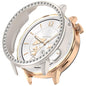 Single Row Diamond Half Coverage Hollow PC Watch Protective Case, For OPPO Watch X2 Mini